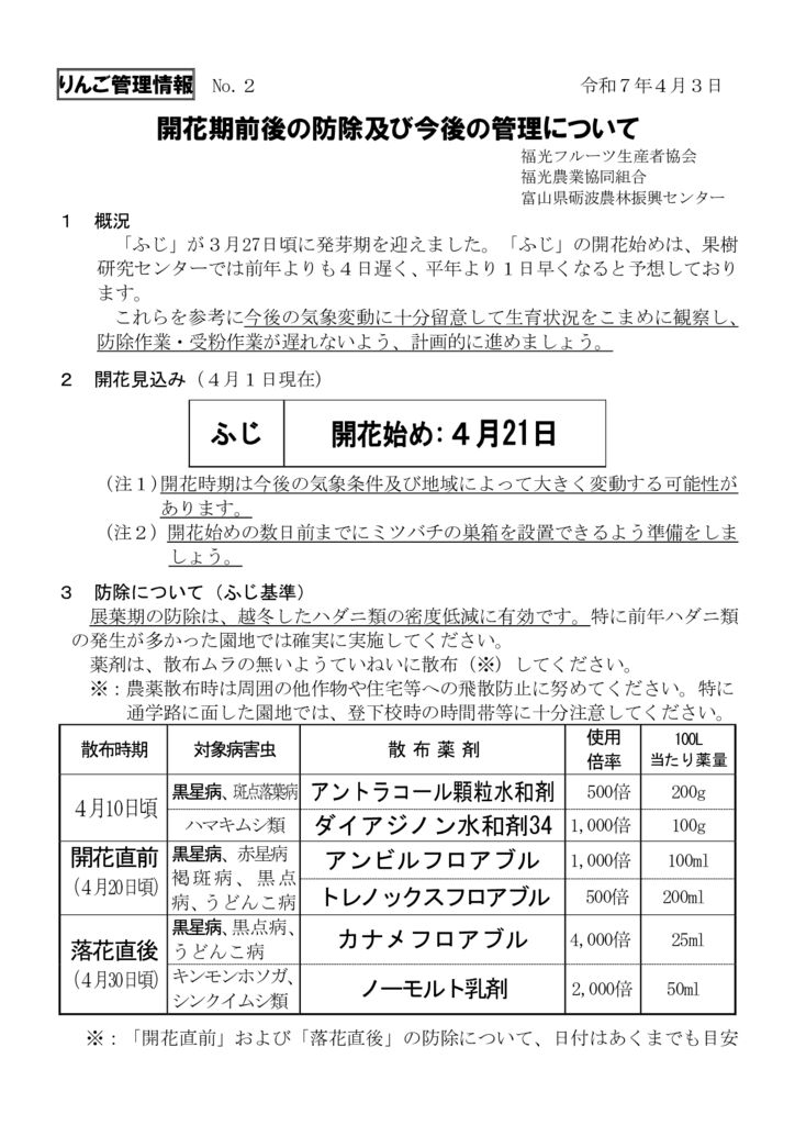 thumbnail of R7.04.03りんご管理情報No2
