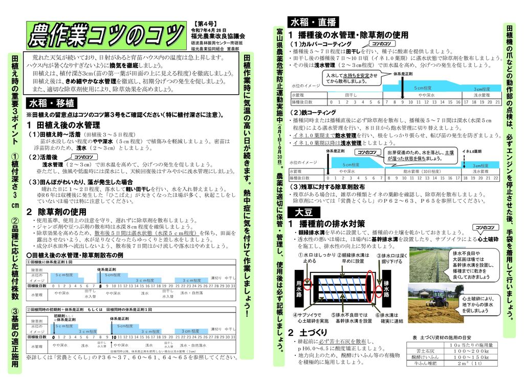 thumbnail of R7.04.26農作業コツのコツ【第４号】